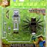 Набор фигурок Minecraft Spider Jockey Pack