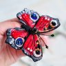 Брошь Butterfly Peacock Eye