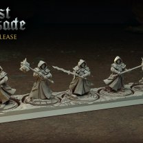 Фигурка Warriors of the Order of Light with two-handed weapons (Unpainted)