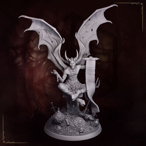 Фигурка Devil Avaritium - Lord of Contracts (Unpainted)
