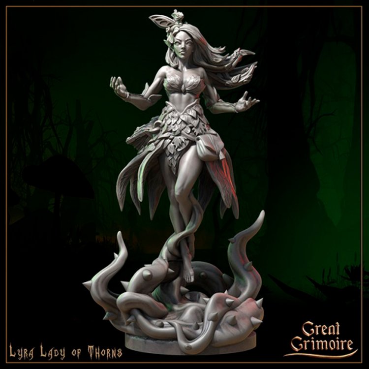 Фигурка Lyra Lady of Thorns, Elf-Eladrin (Unpainted)