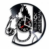 Часы настенные из винила BoJack Horseman - BoJack [Handmade]