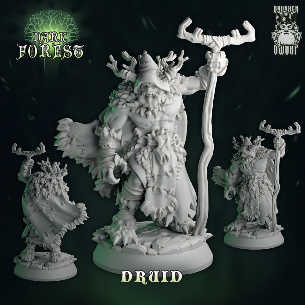 Фигурка Druid (Unpainted)