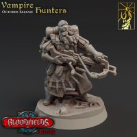 Фигурка Elderly vampire hunter with crossbow (Unpainted)