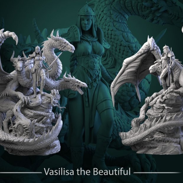Фигурка Vasilisa the Beautiful (Unpainted)
