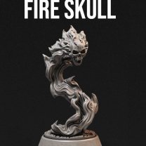 Фигурка Fire Skull (Unpainted)