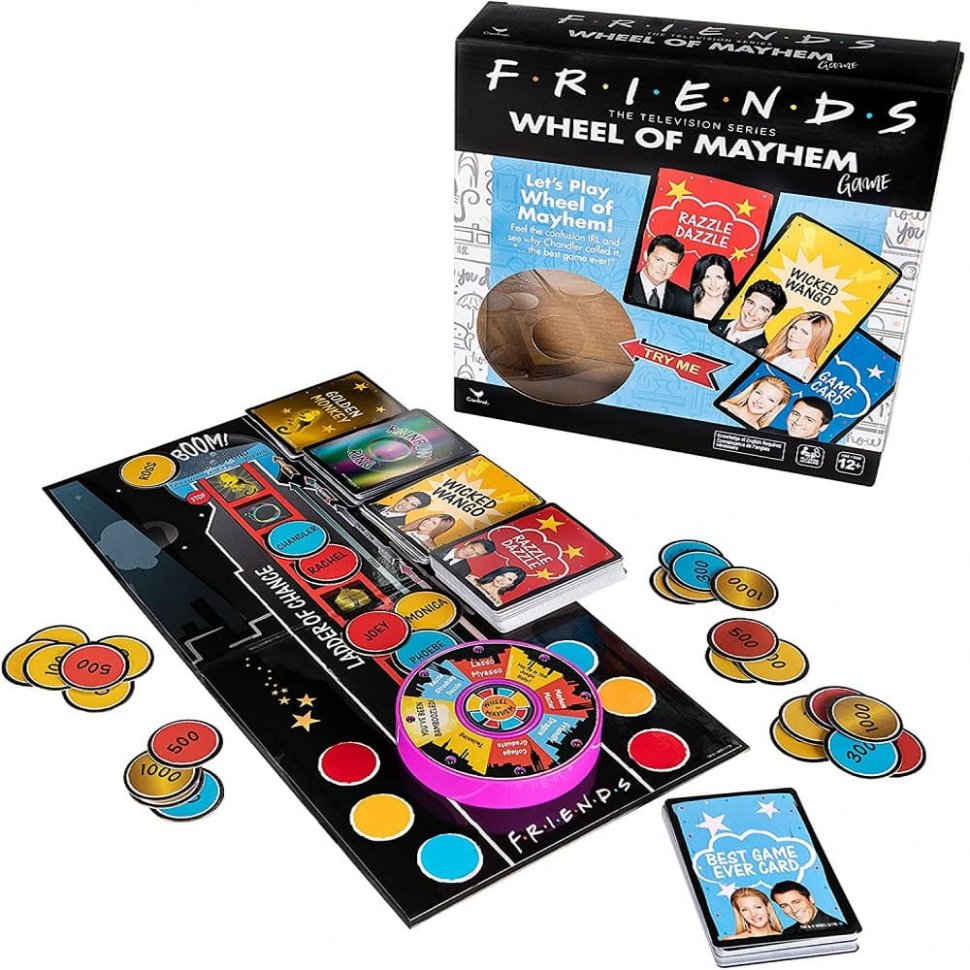 Настольная игра Friends - Wheel Of Mayhem Друзья Купить в магазине G4SKY.ru