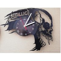 Часы настенные из винила Metallica [Handmade]