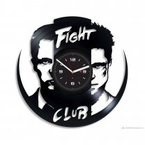 Часы настенные из винила Fight Club [Handmade]