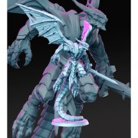 Фигурка Veltrax Dragonborn with sword (Unpainted)