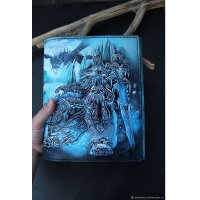 Кожаная тетрадь Warcraft - Arthas Menethil [Handmade]