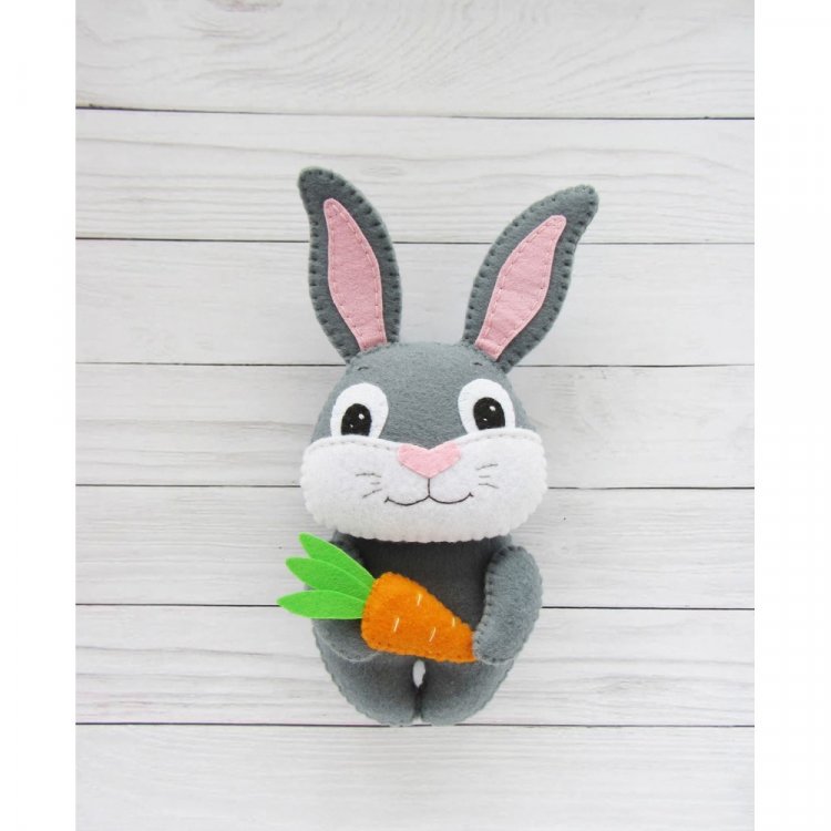 Мягкая игрушка Hare With Carrot (14 см)