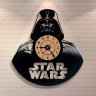 Часы настенные из винила Star Wars - Darth Vader [Handmade]