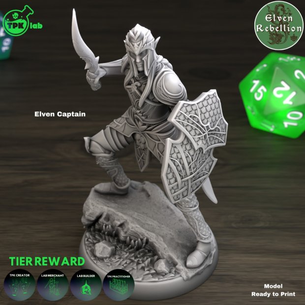 Фигурка Elven Captain (Unpainted)