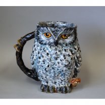 Кружка с декором Eagle Owl