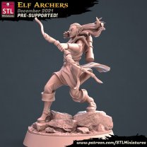 Фигурка Elf Archers - Rebel Captain (Unpainted)