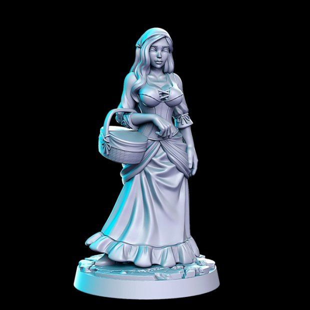 Фигурка Alice Market Girl (Unpainted)