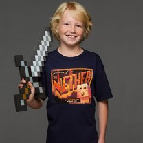 Футболка детская Minecraft - Nether Postcard
