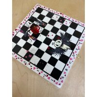 Обиходные Шахматы Emo (White) [Handmade]