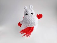 Мягкая игрушка The Moomins - Moomintroll in scarf and mittens
