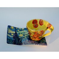 Кружка с блюдцем Van Gogh