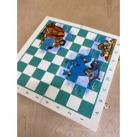 Обиходные Шахматы Aladdin (Blue) [Handmade]