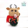 Мягкая игрушка Bull With Christmas Present V.2