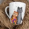 Кружка с декором Cats In Love
