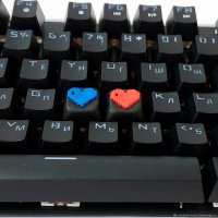 Кастомный Кейкап для Клавиатуры Heart (2шт)