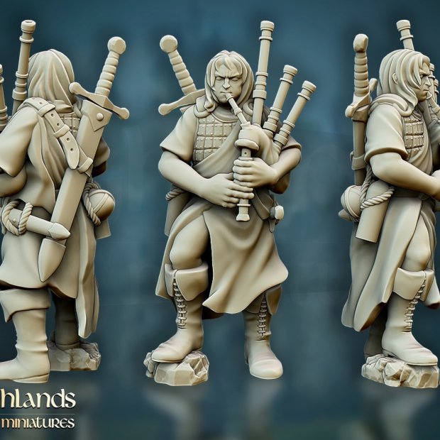 Фигурка The Shaggy Piper (Unpainted)