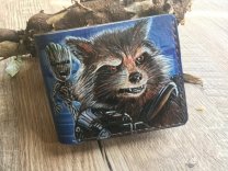 Кошелек Marvel - Groot and Rocket Raccoon Custom [Handmade]