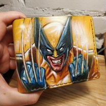 Кошелек Marvel - X-Men Wolverine Face Custom [Handmade]