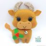 Мягкая игрушка Christmas Cow