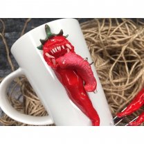 Кружка с декором Hot Pepper
