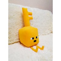 Мягкая игрушка Minecraft - Gold Key Golem (42 см) [Handmade]