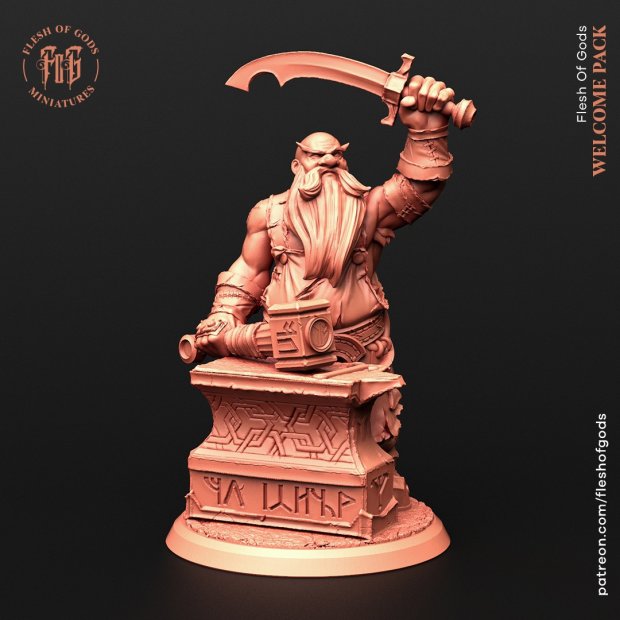Фигурка Great Blacksmith Jakir (Unpainted)