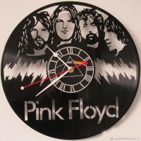 Часы настенные из винила Pink Floyd [Handmade]