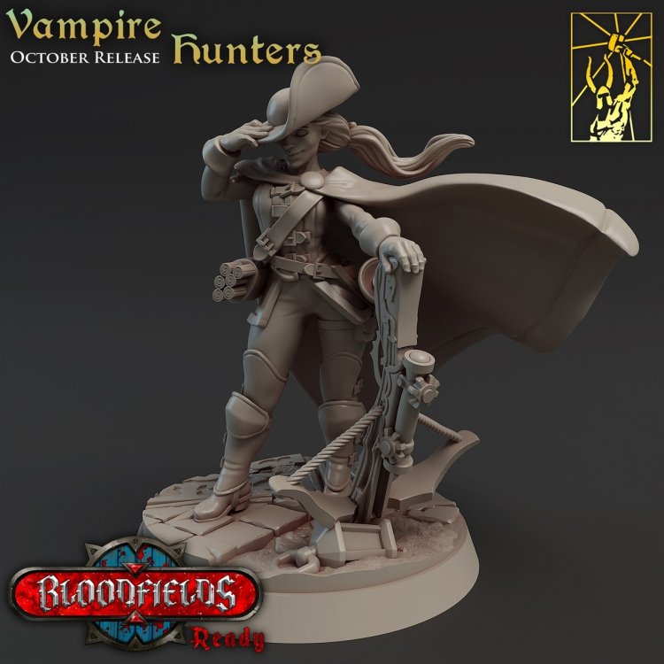Фигурка Vampire hunter with a powerful crossbow (Unpainted)