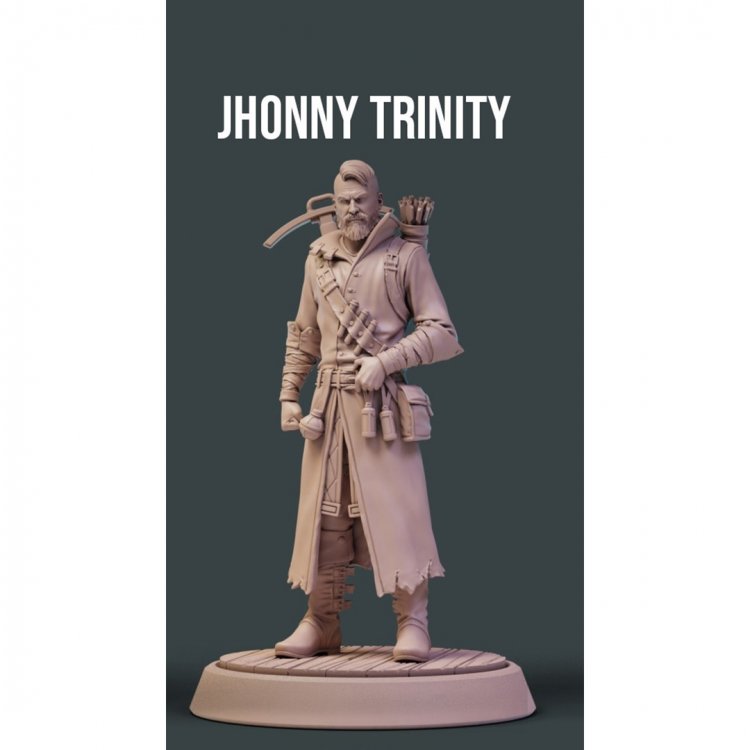 Фигурка Jhonny Trinity (Unpainted)