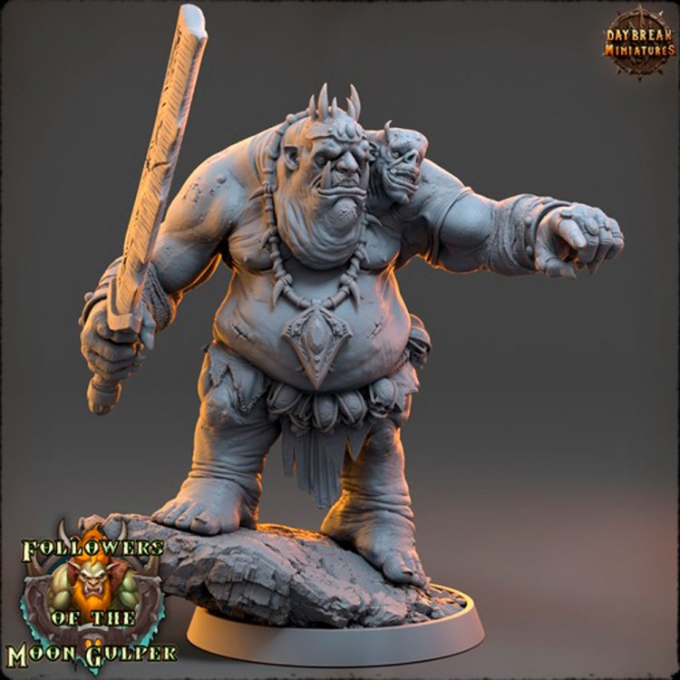 Фигурка Kayark Is a Two-Headed Ogre (Unpainted)