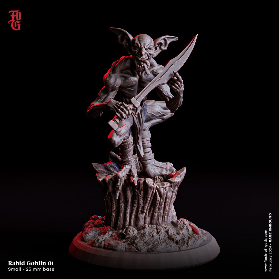 Фигурка Malicious Rabid Goblin (Unpainted) Купить в магазине G4SKY.ru