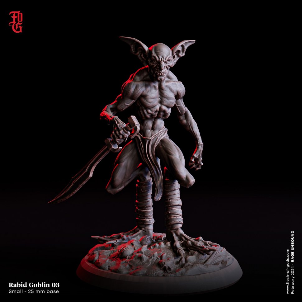 Фигурка Menacing Rabid Goblin (Unpainted) Купить в магазине G4SKY.ru