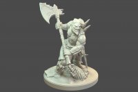 Фигурка Barbarian with a huge ax (Unpainted)