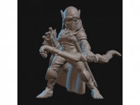 Фигурка Elf bandit with a bow (Unpainted)