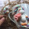 Кружка и ложка Romantic Unicorn