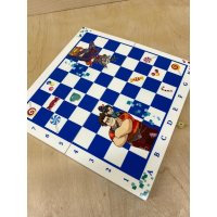 Обиходные Шахматы Wreck-It Ralph (Blue) [Handmade]