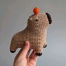 Мягкая Игрушка Capybara with Orange