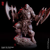 Фигурка Korgol - The Warbringer, Orc Barbarian (Unpainted)
