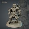 Фигурка Female Dwarf Caravan with bow and horn (Unpainted)