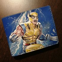 Кошелек Marvel - X-Men Wolverine Thunder Custom [Handmade]